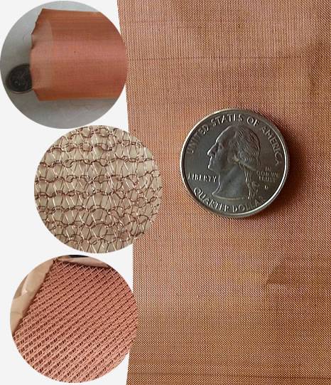 Three kinds of copper meshes, they are woven copper mesh, knitted copper and expanded copper mesh.